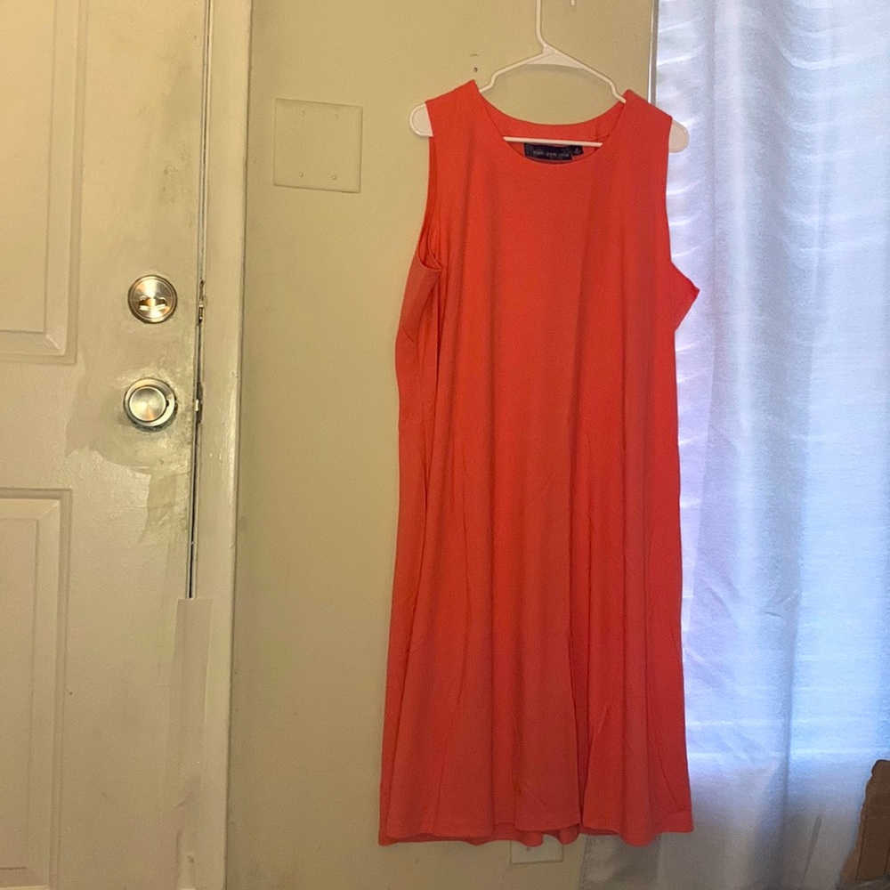 Susan graver coral dress